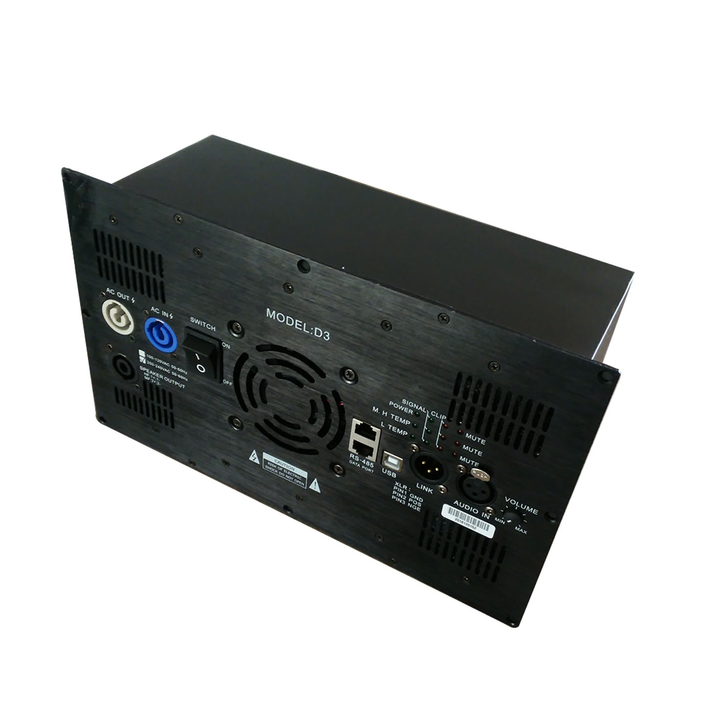 D3 1800W + 900W + 900W类D 3CH DSP放大器模块，用于有源扬声器