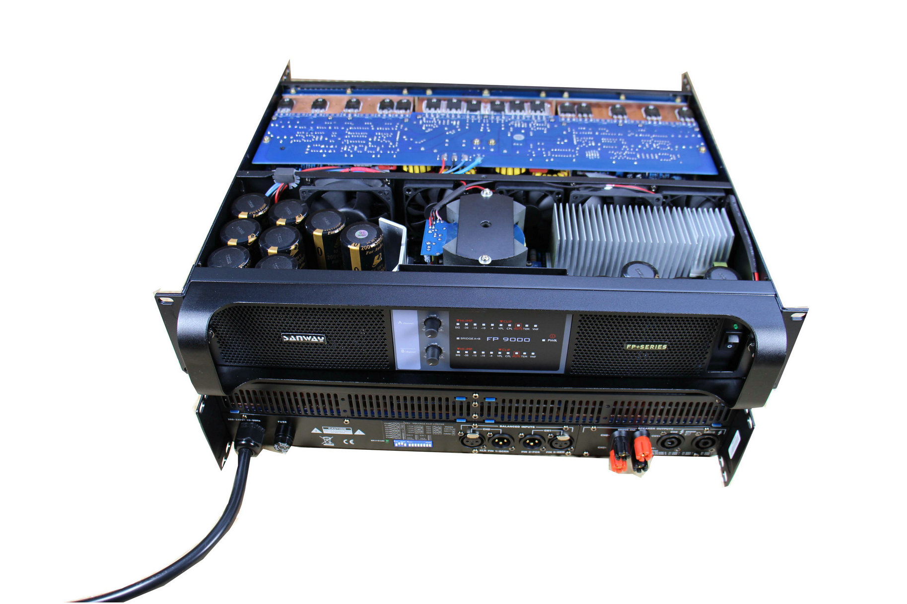 FP9000 2通道级TD极端功率放大器，专业用于教堂